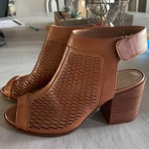 Vince Camuto Lavet perforated booties/sandals